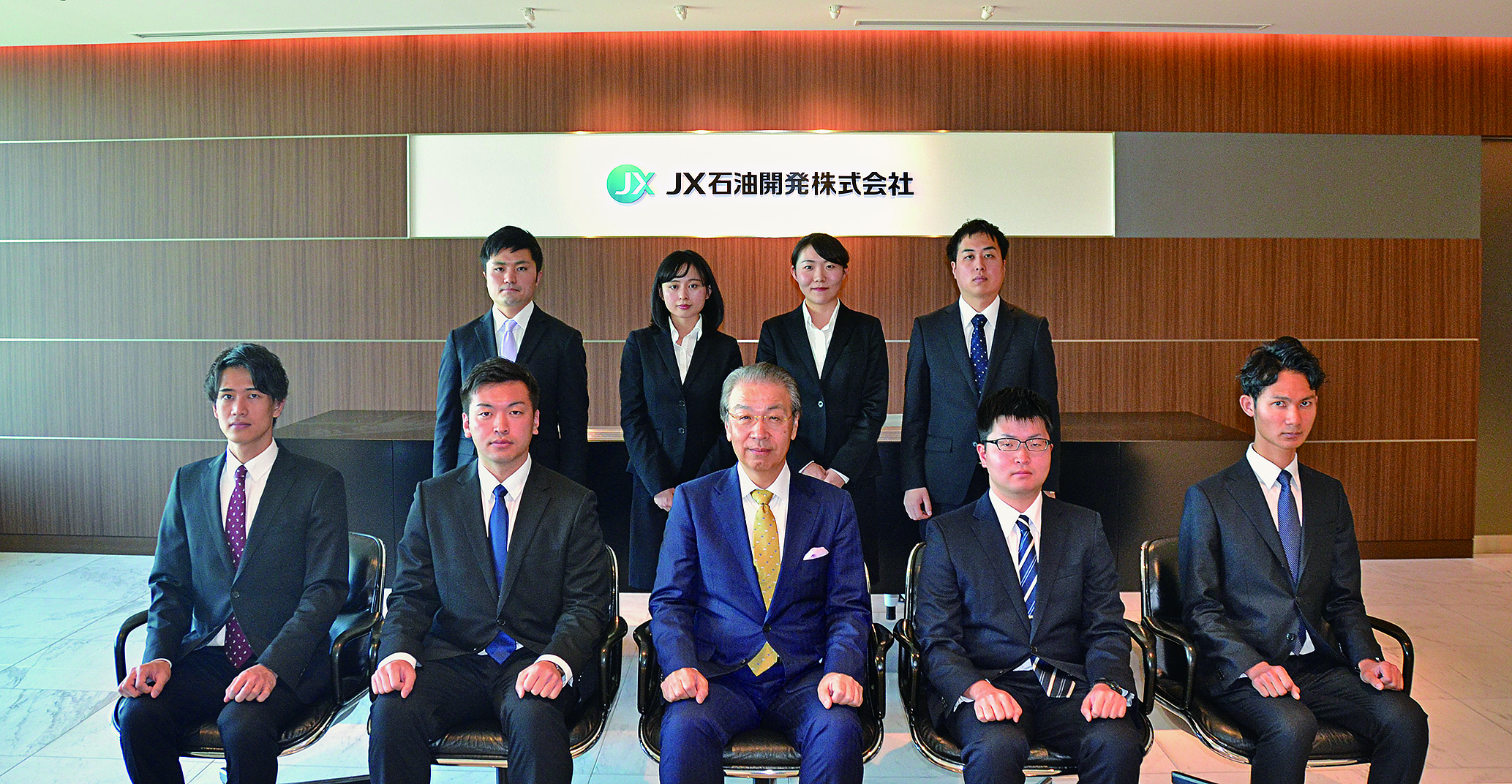 細井社長と新入社員